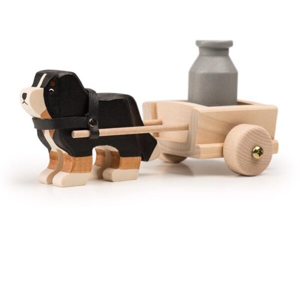 Trauffer Berner Sennenhund mit Wagen