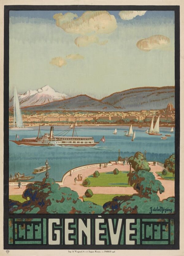 Vintage Poster CFF Genève