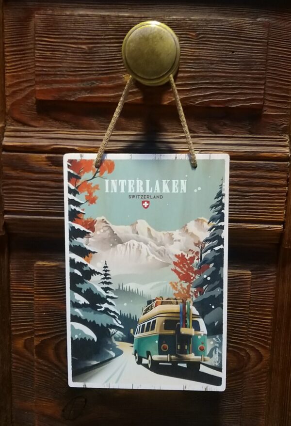 Holzplakat